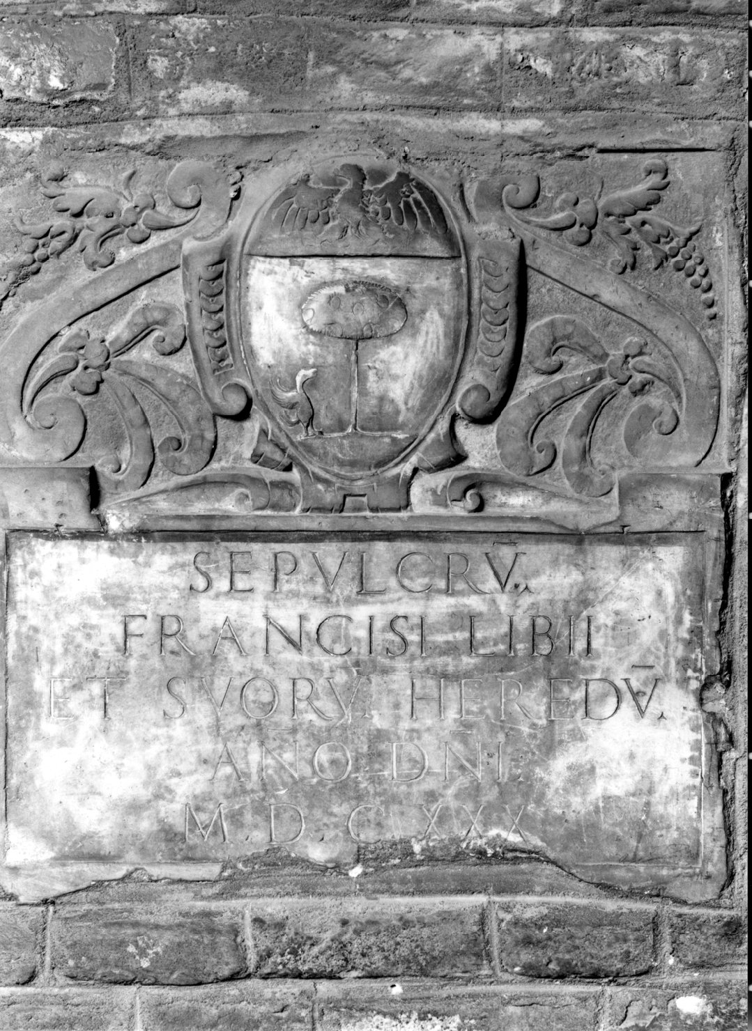 lapide tombale - manifattura bolognese (sec. XVII)