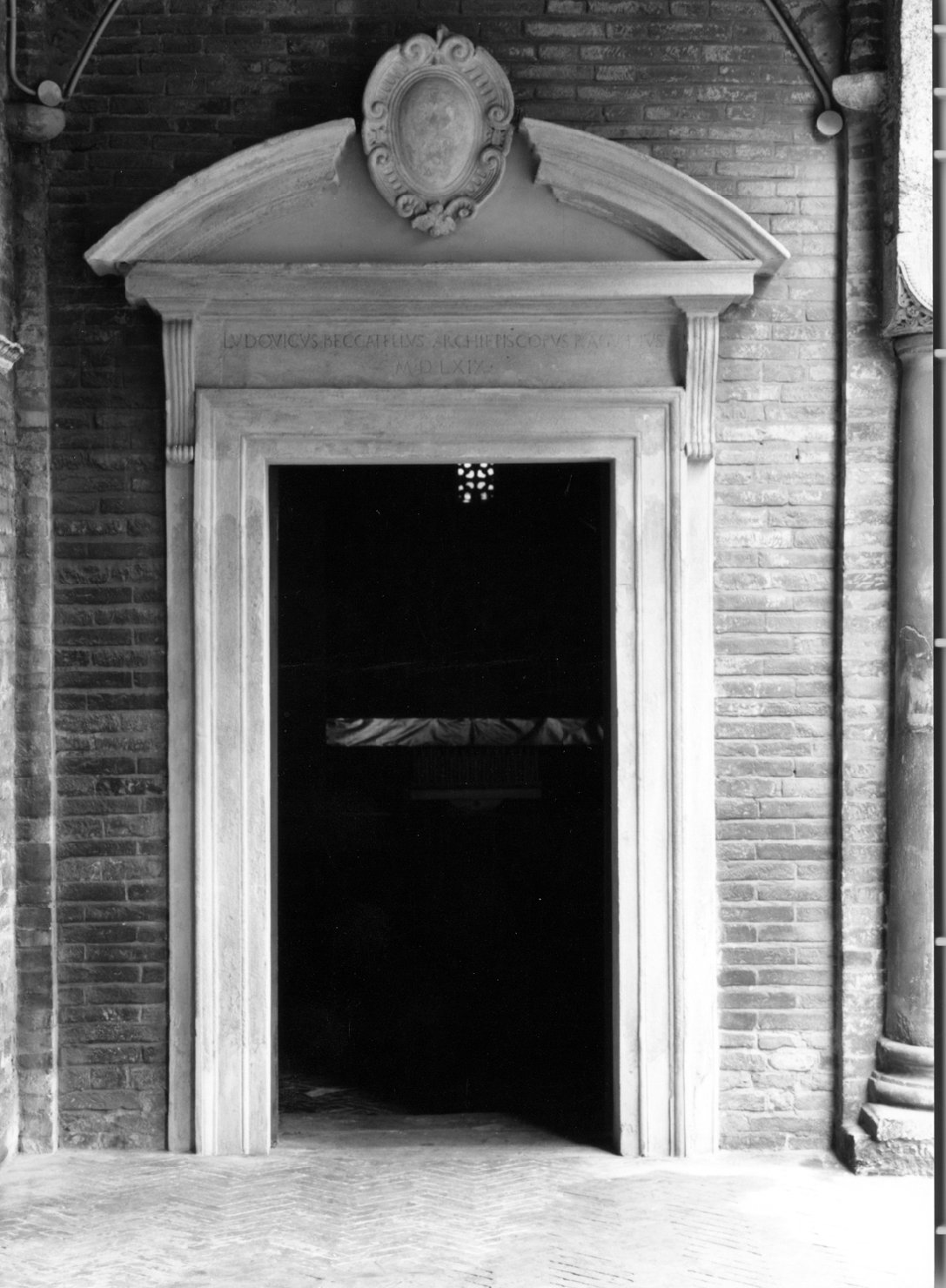 portale - manifattura bolognese (sec. XVII)