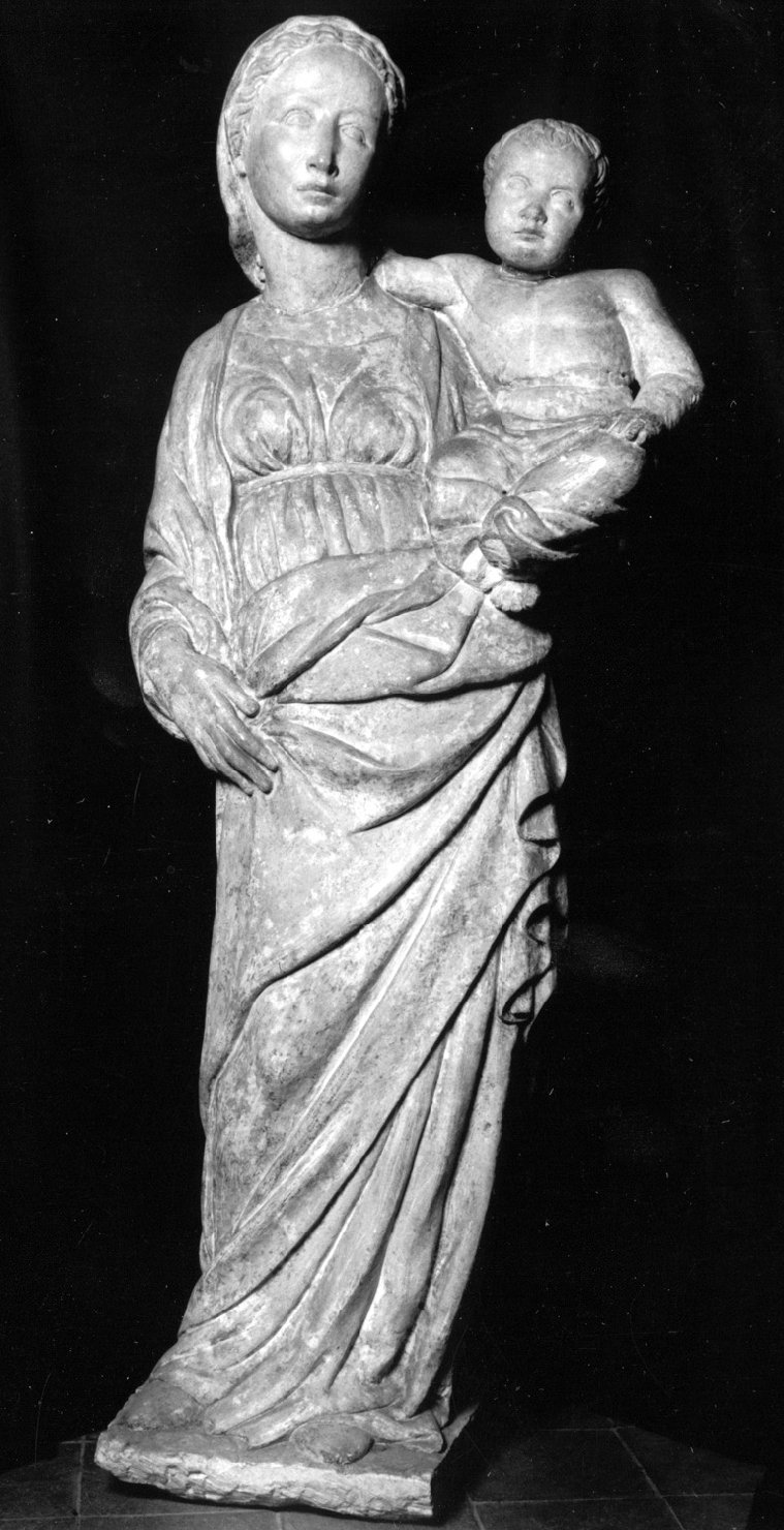 Madonna con Bambino (scultura) - ambito toscano (prima metà sec. XV)