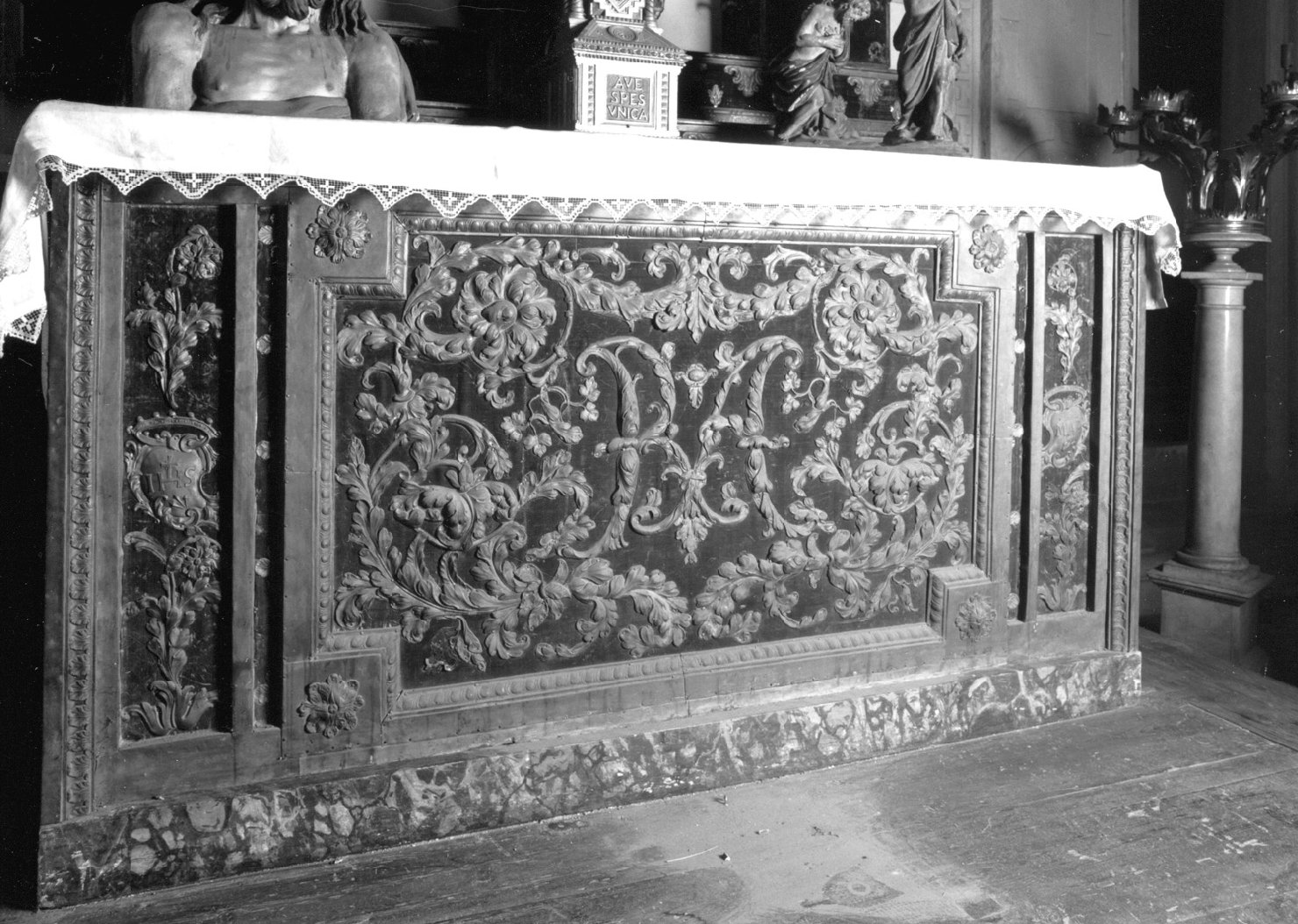 mensa d'altare - manifattura emiliana (sec. XIX)