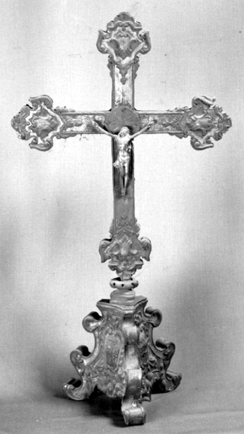 croce da tavolo - manifattura emiliana (sec. XVIII)