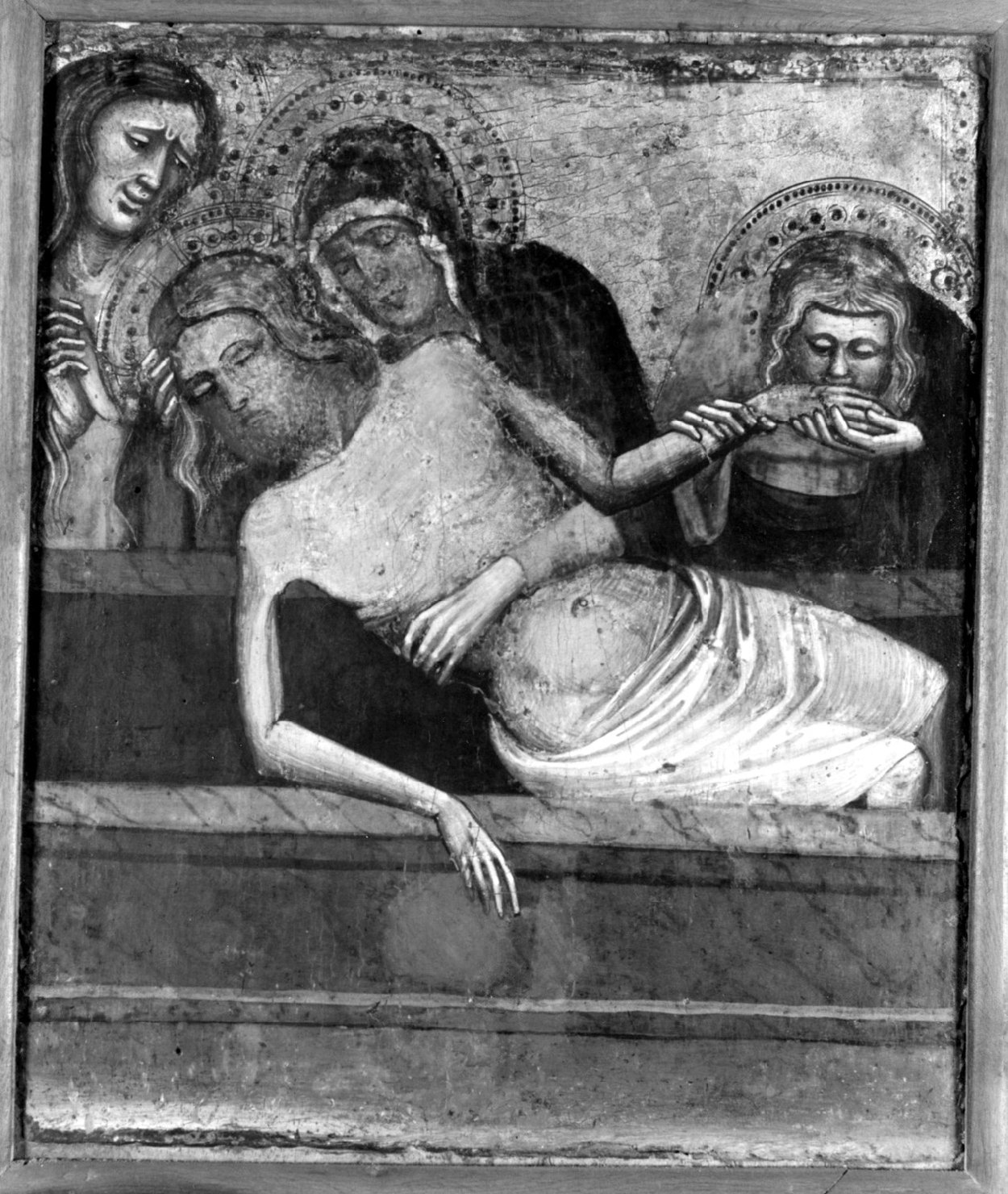 sepoltura di Cristo (dipinto) di Scannabecchi Lippo detto Lippo di Dalmasio (attribuito) (secc. XIV/ XV)