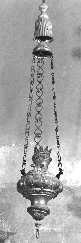 lampada pensile - manifattura emiliana (sec. XIX)