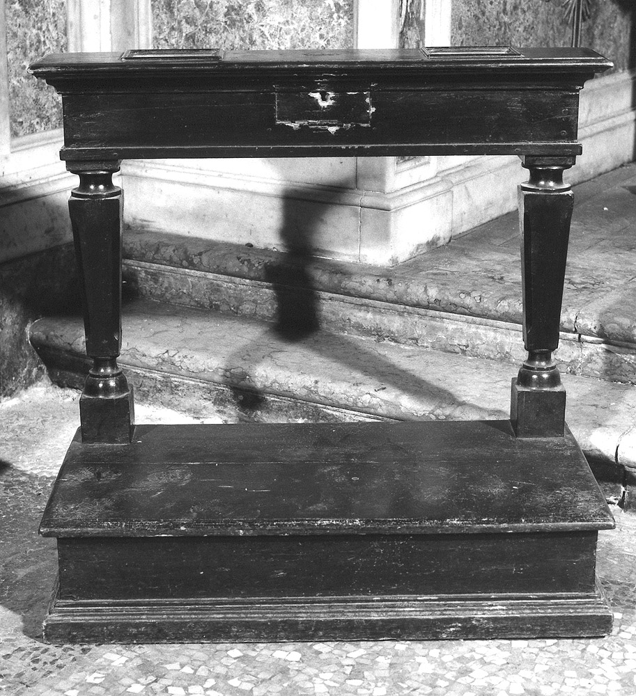 inginocchiatoio - manifattura emiliana (prima metà sec. XIX)