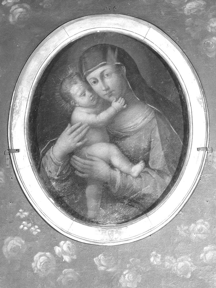 Madonna con Bambino (dipinto) di Montanari Girolamo (sec. XVIII)