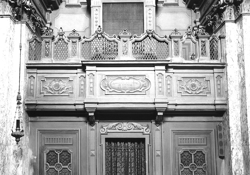 cantoria - manifattura bolognese (sec. XVIII)