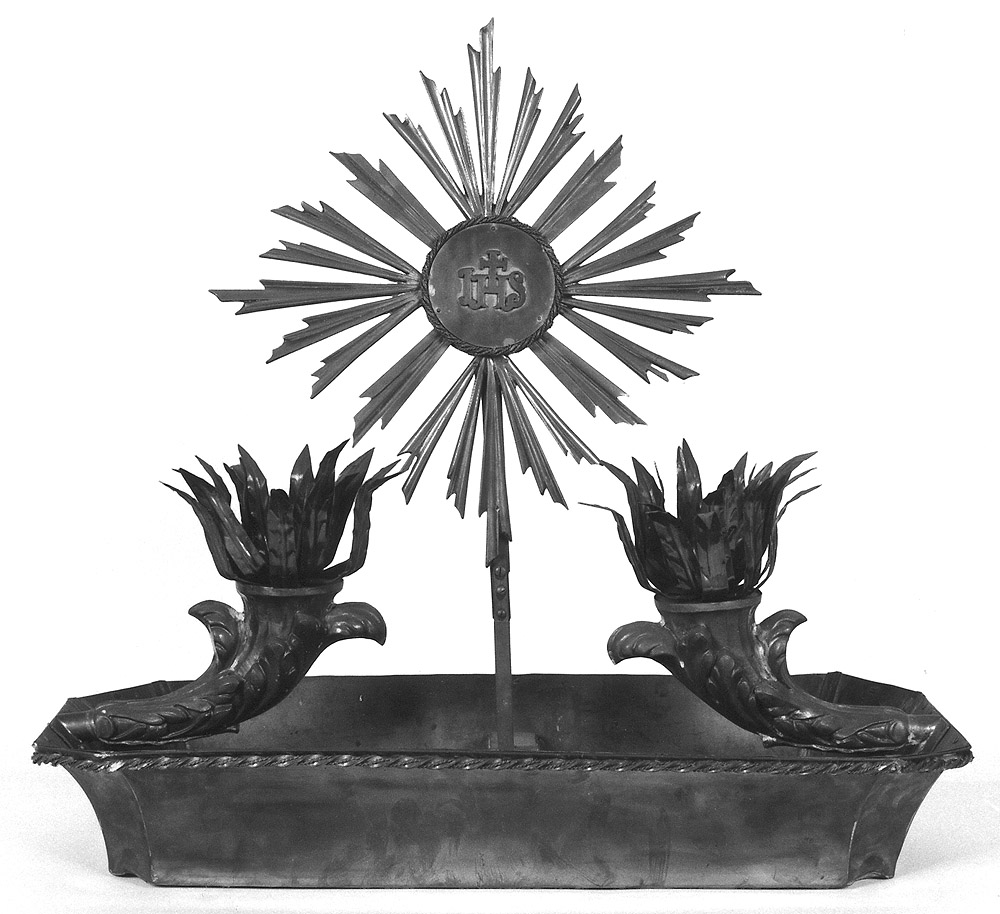 fioriera - manifattura emiliana (seconda metà sec. XIX)