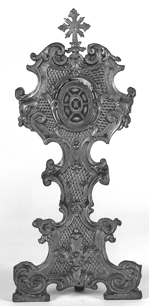 reliquiario - a ostensorio - manifattura emiliana (metà sec. XVIII)