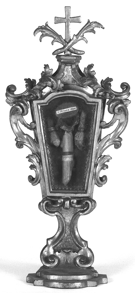 reliquiario - a ostensorio - manifattura emiliana (seconda metà sec. XVIII)