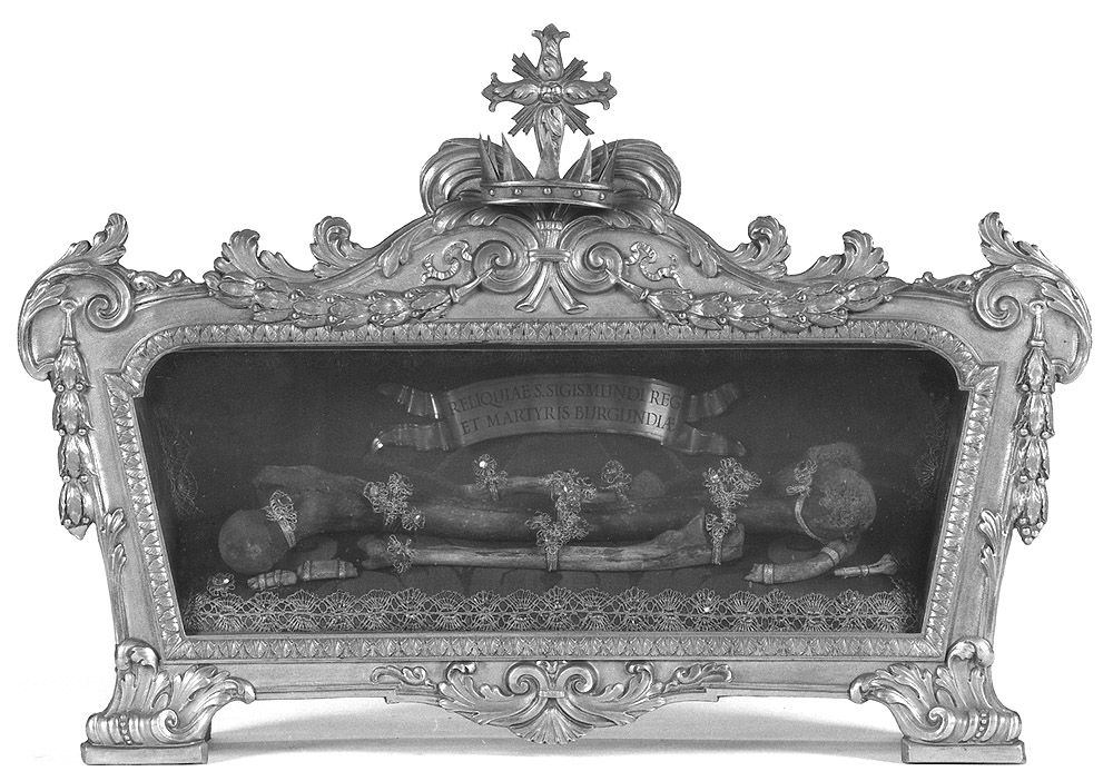 reliquiario a teca - a urna - manifattura emiliana (seconda metà sec. XIX)