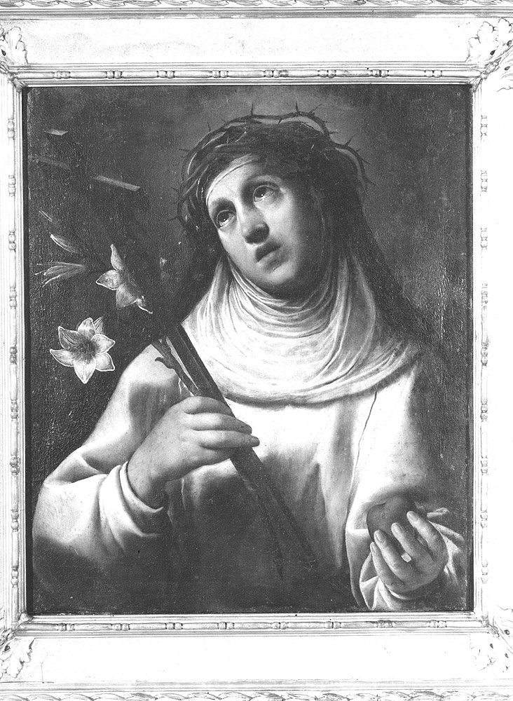 Santa Caterina da Siena (dipinto) di Tiarini Alessandro (attribuito) (primo quarto sec. XVII)