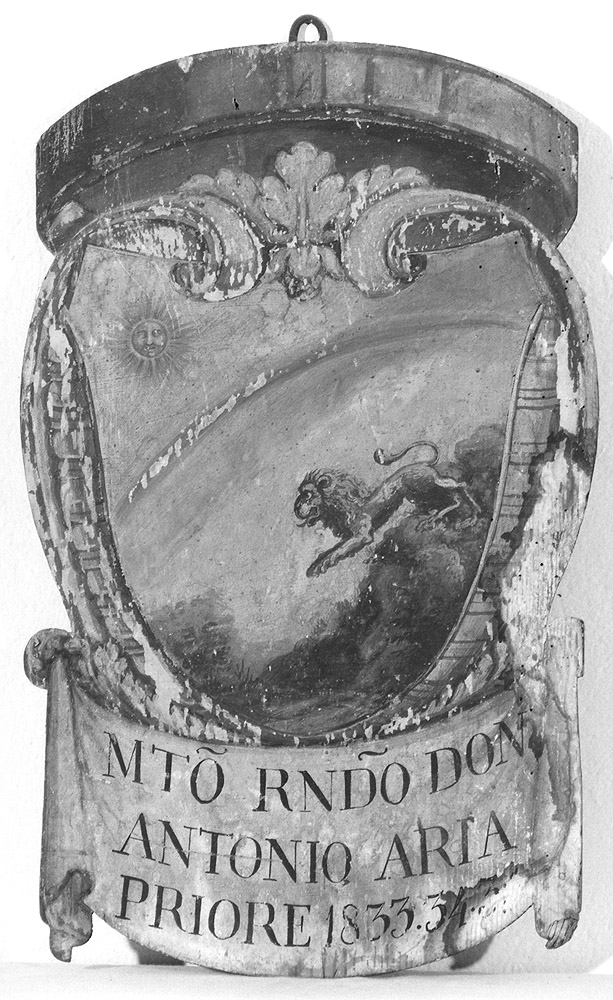 targa devozionale - manifattura bolognese (sec. XIX)