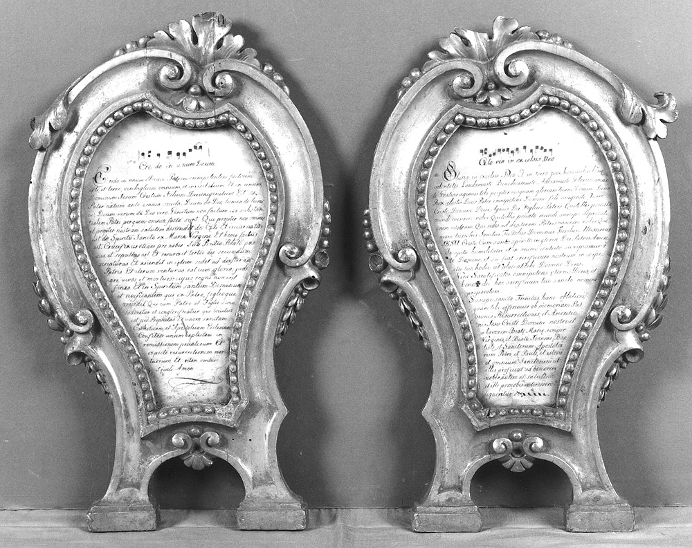 cartagloria, insieme - manifattura emiliana (primo quarto sec. XIX)