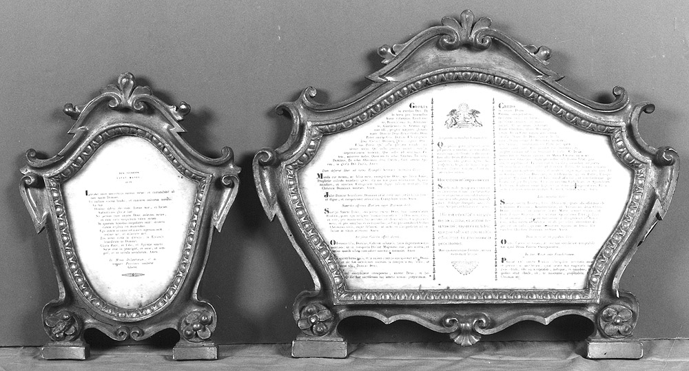 cartagloria, insieme - manifattura emiliana (ultimo quarto sec. XVIII)