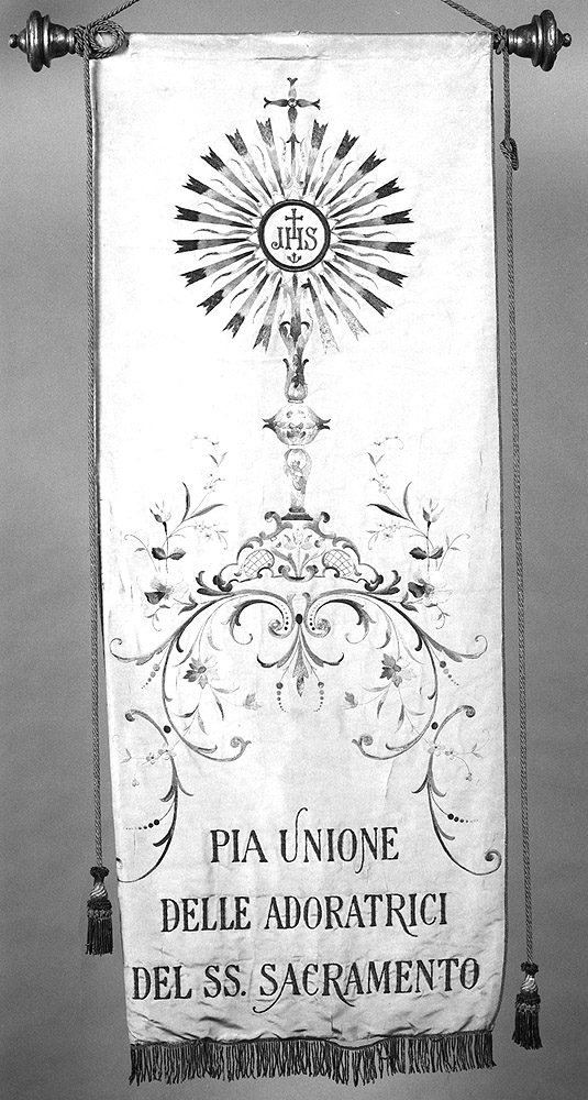 stendardo - manifattura bolognese (secc. XIX/ XX)