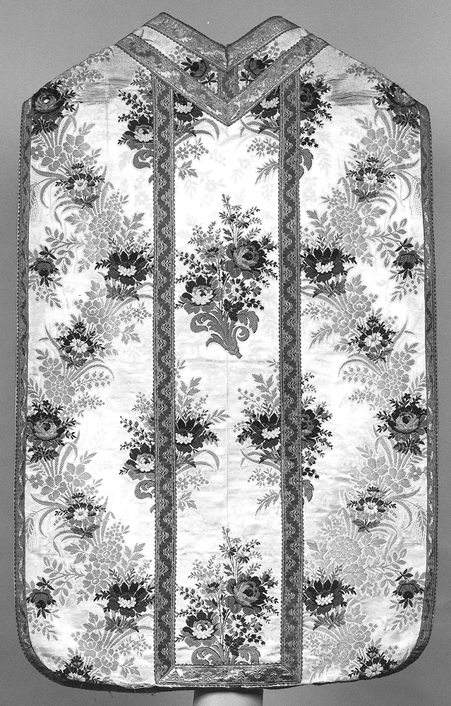 paramento liturgico, insieme - manifattura italiana (seconda metà sec. XIX)