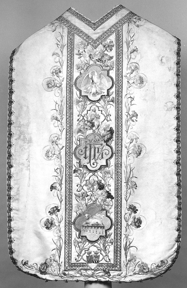 paramento liturgico, insieme - manifattura bolognese (sec. XX)