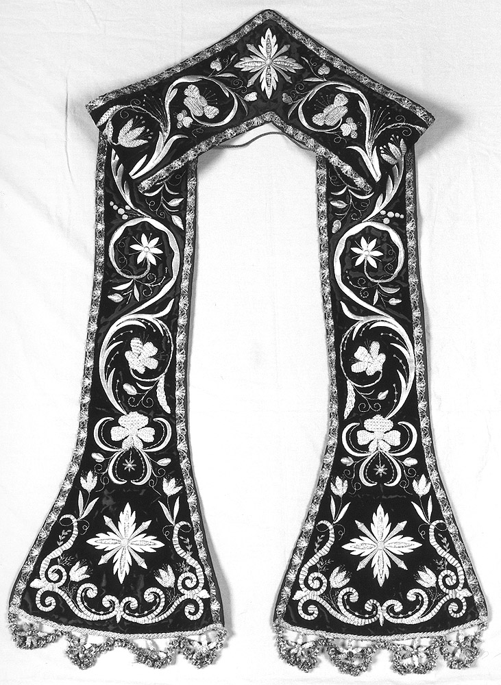 stola - manifattura emiliana (seconda metà sec. XIX)