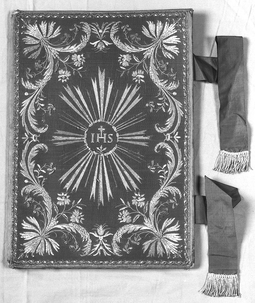 coperta di libro liturgico - manifattura emiliana (seconda metà sec. XIX)