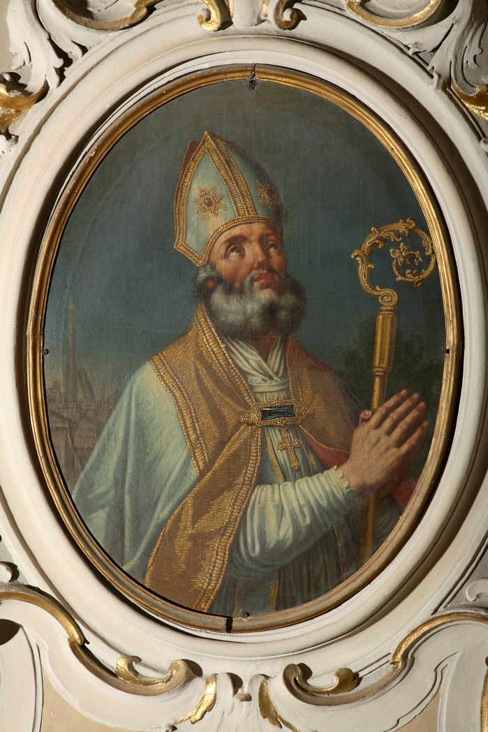 San Petronio (dipinto) di Franceschini Marcantonio (cerchia) (prima metà sec. XVIII)