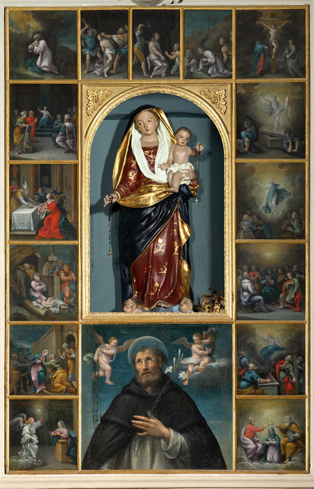 misteri del rosario (dipinto) di Faccini Pietro, Castelli Annibale (inizio sec. XVII)