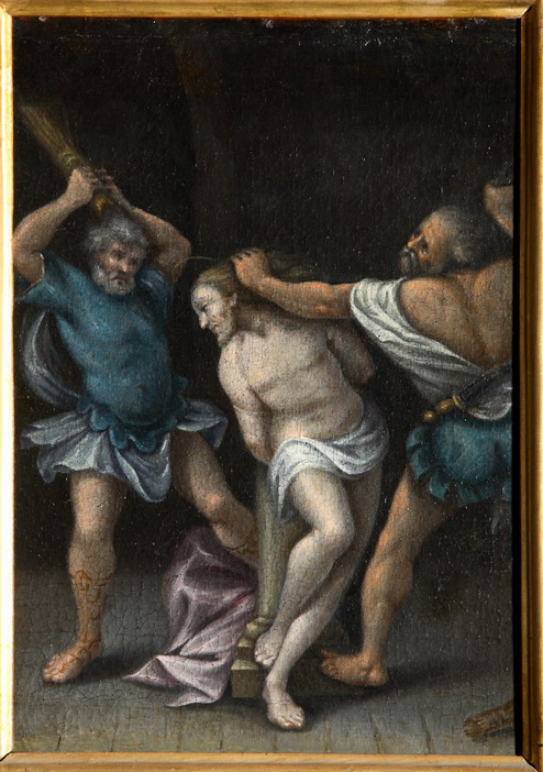 flagellazione di Cristo (dipinto) di Castelli Annibale (inizio sec. XVII)