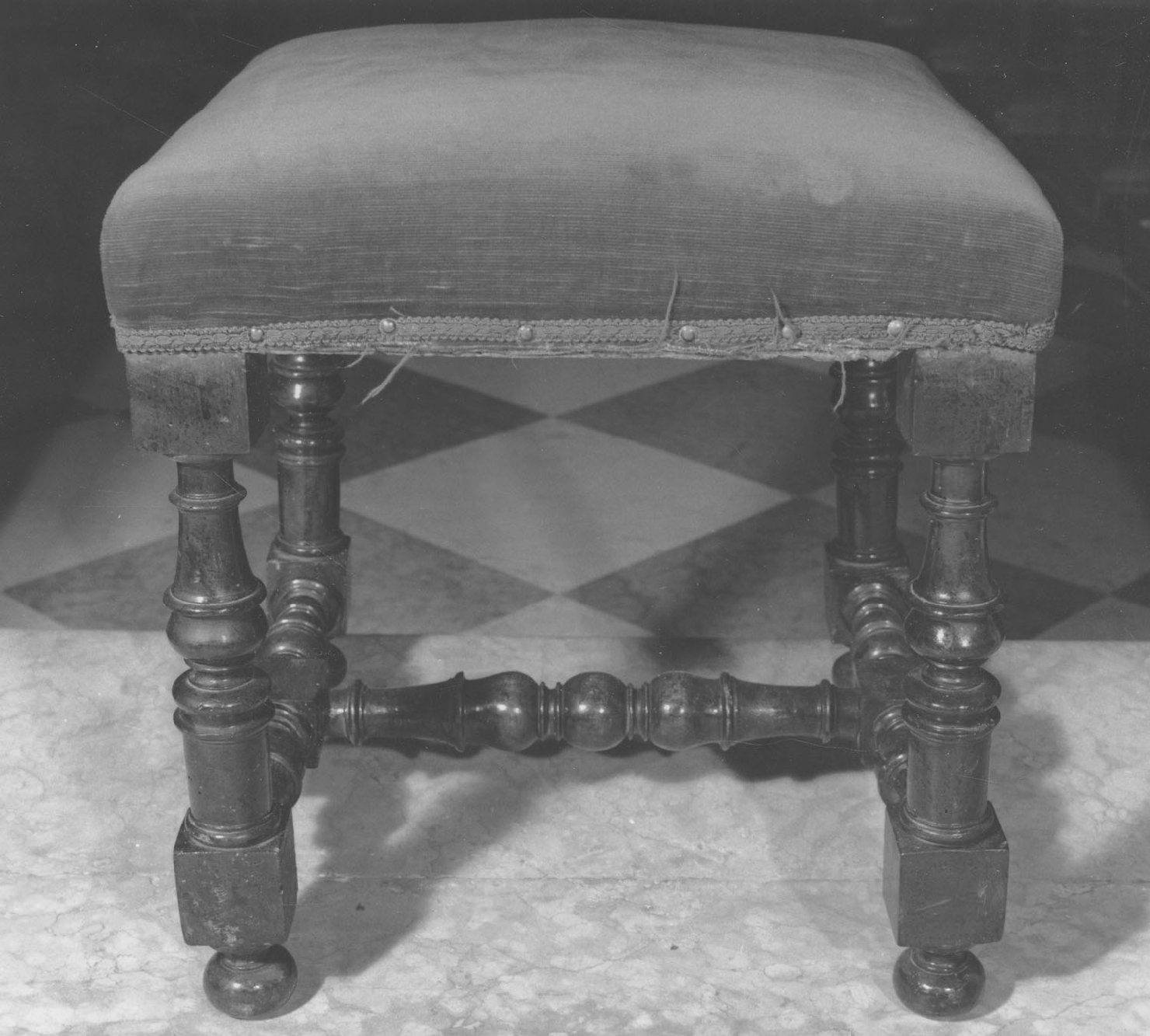 sgabello, coppia - manifattura bolognese (sec. XVIII)