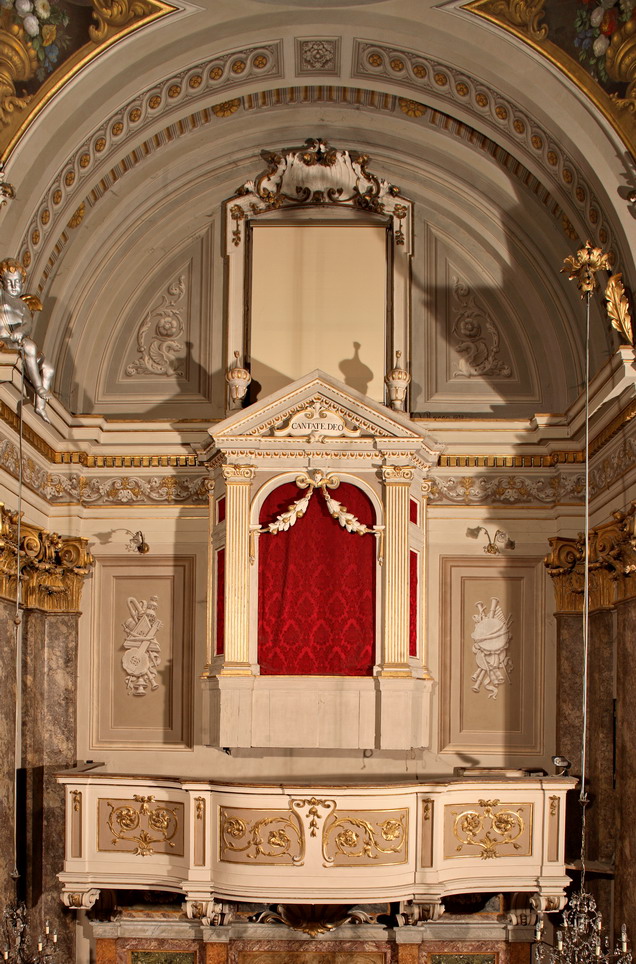 cassa d'organo, coppia - manifattura emiliana (sec. XVIII)