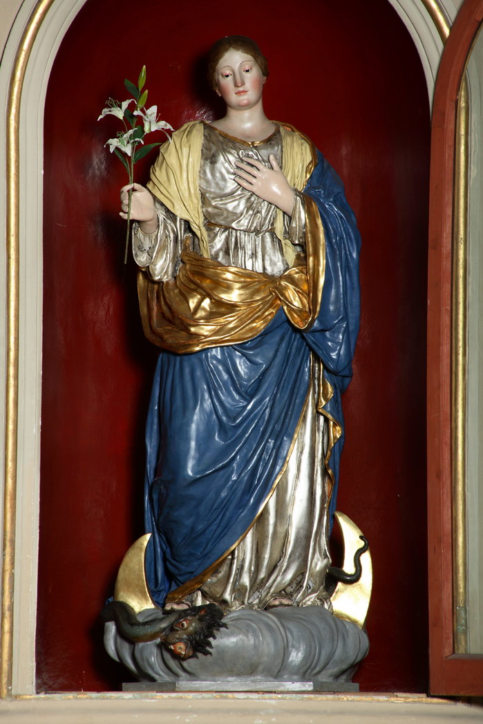 Madonna Immacolata (scultura) - bottega emiliana (fine sec. XVIII)