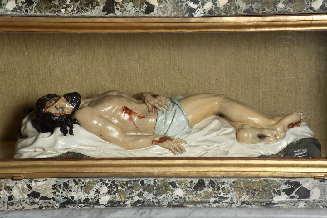 Cristo deposto dalla croce (scultura) - bottega emiliana (seconda metà sec. XVII)