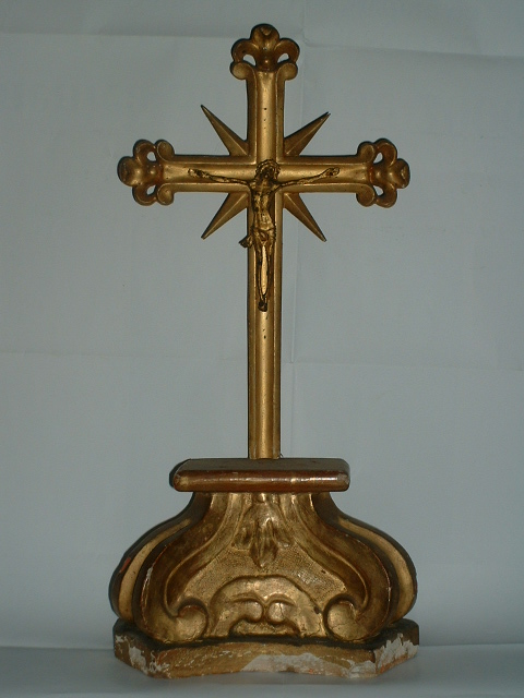 croce da tavolo - manifattura emiliana (sec. XVIII)