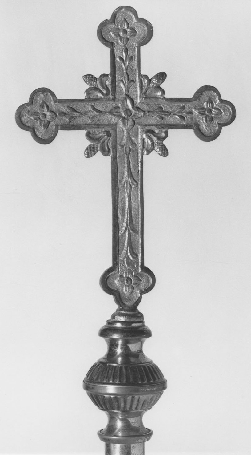 croce processionale - manifattura emiliana (sec. XVIII)