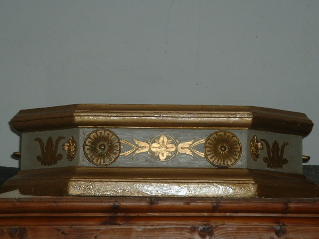 base processionale - manifattura emiliana (prima metà sec. XIX)