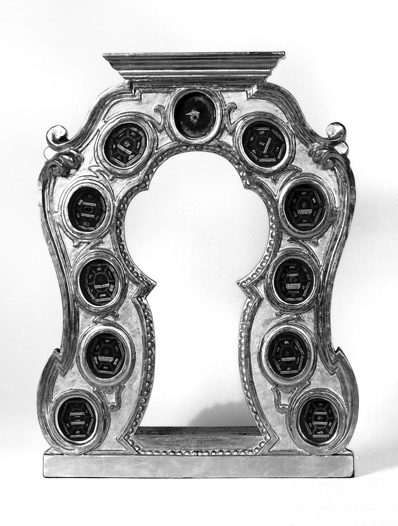 reliquiario - a tabella - manifattura emiliana (seconda metà sec. XVIII)