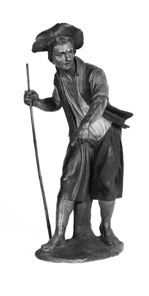 pastore (statuetta di presepio) - ambito bolognese (ultimo quarto sec. XVIII)