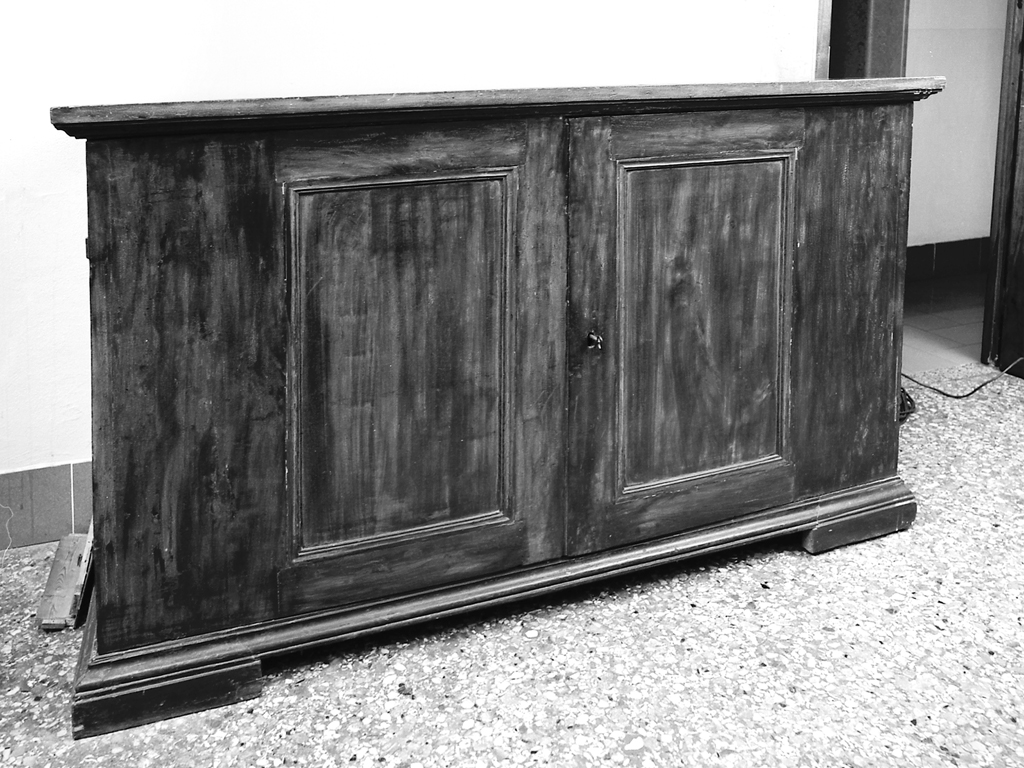 credenza - manifattura emiliana (seconda metà sec. XVII)