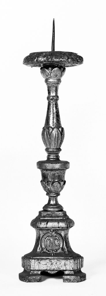 candeliere - manifattura emiliana (prima metà sec. XIX)