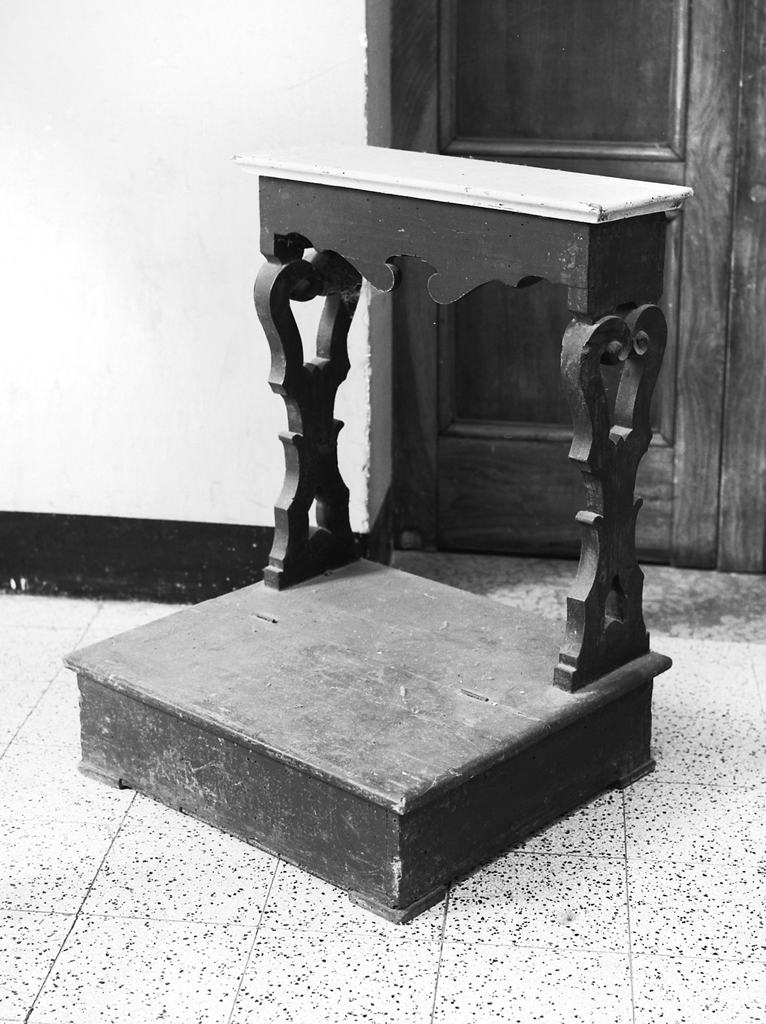 inginocchiatoio - manifattura bolognese (seconda metà sec. XIX)