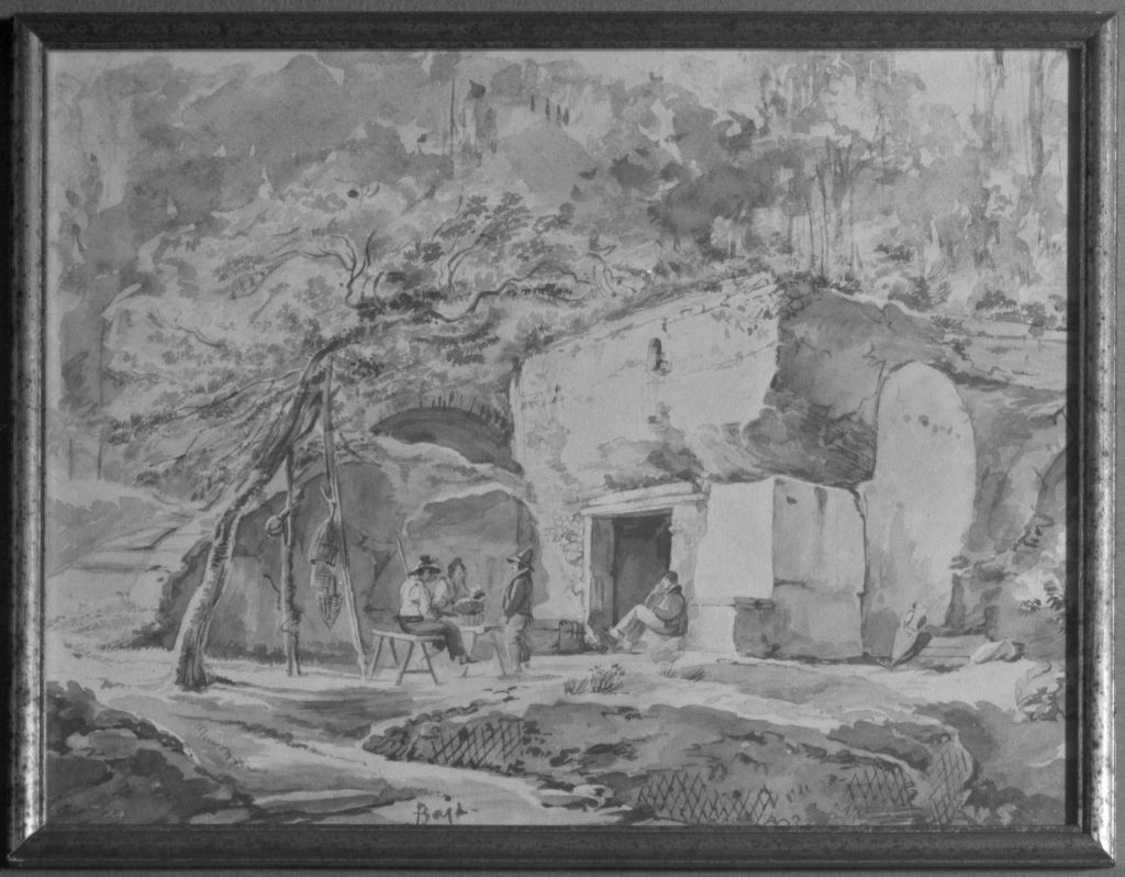 paesaggio (dipinto) di Gigante Giacinto (sec. XIX)