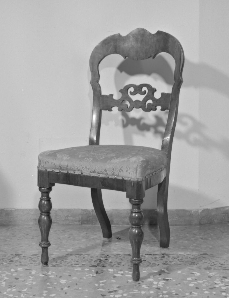 sedia - manifattura emiliana (metà sec. XIX)