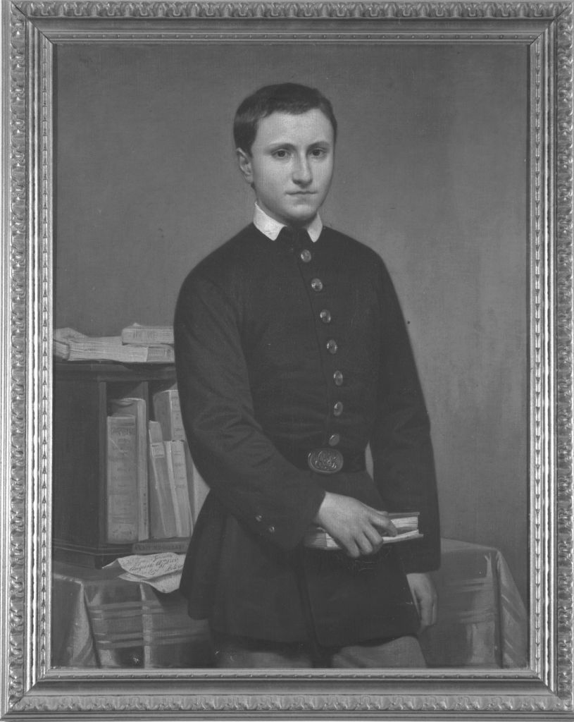 ritratto di Augusto Azzaioli (dipinto) - ambito emiliano (sec. XIX)