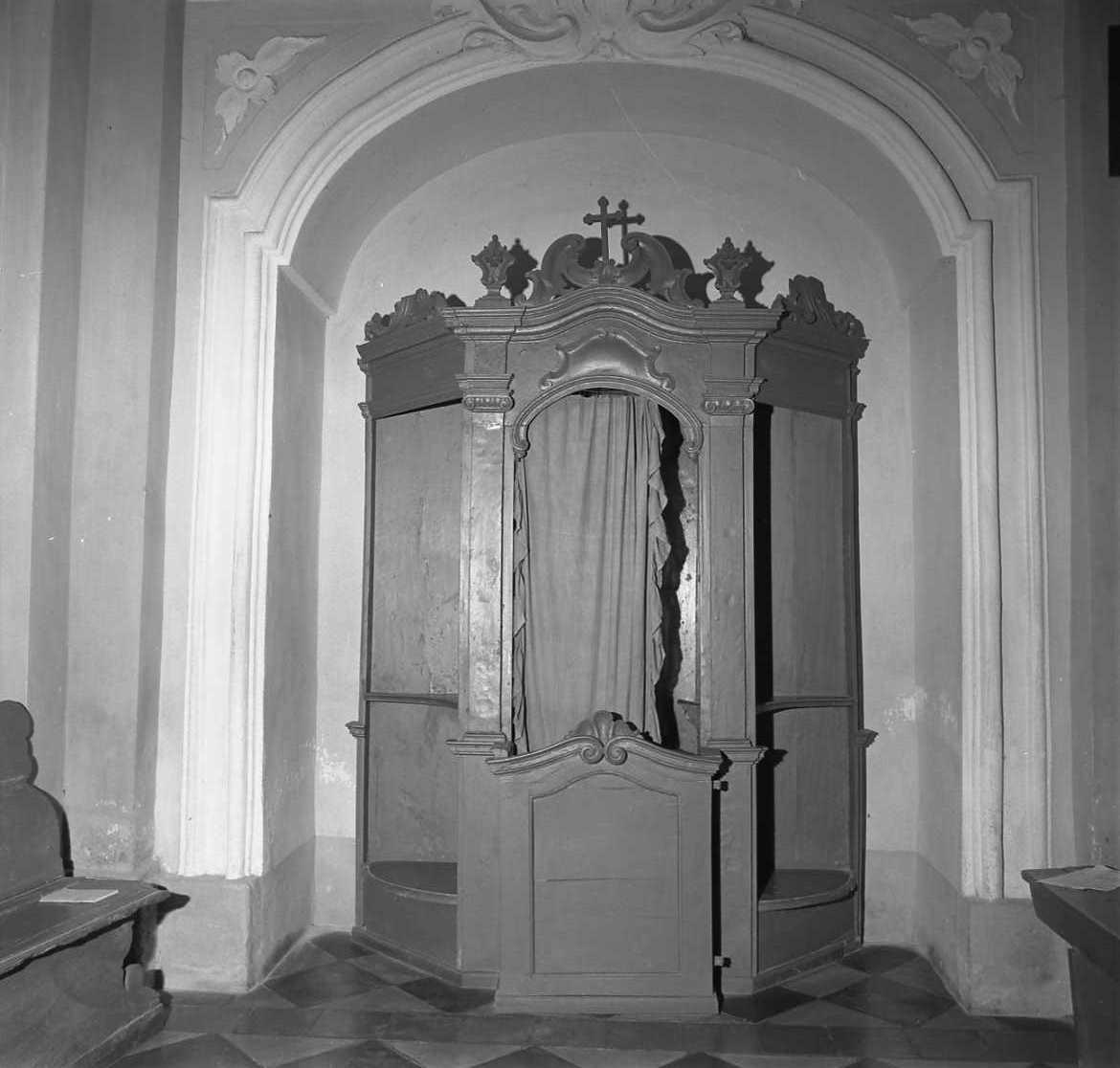 confessionale - bottega emiliano-romagnola (seconda metà sec. XVIII)