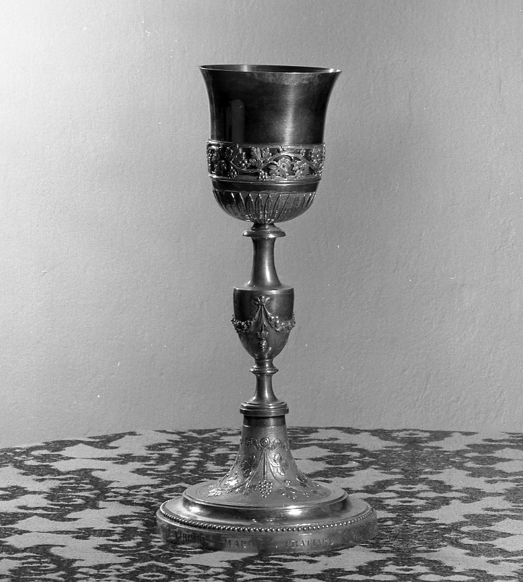 calice - bottega emiliano-romagnola (seconda metà sec. XIX)