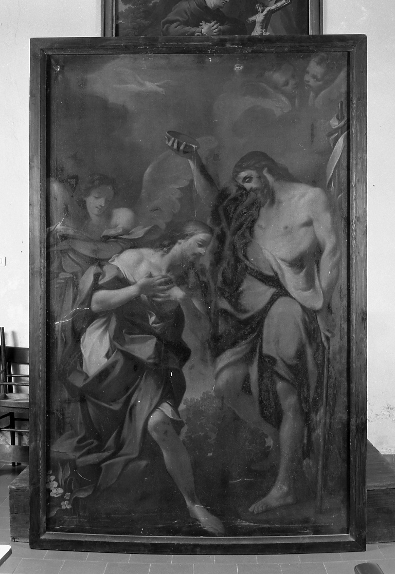 battesimo di Cristo (dipinto) di Monti Francesco (cerchia) (prima metà sec. XVIII)
