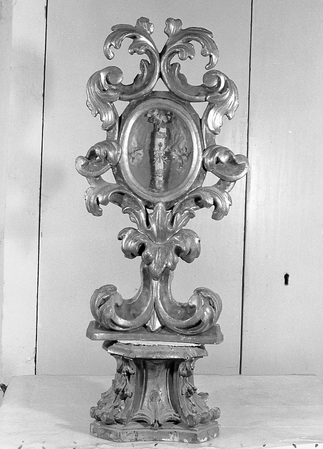 reliquiario - a ostensorio, serie - bottega emiliano-romagnola (metà sec. XVIII)