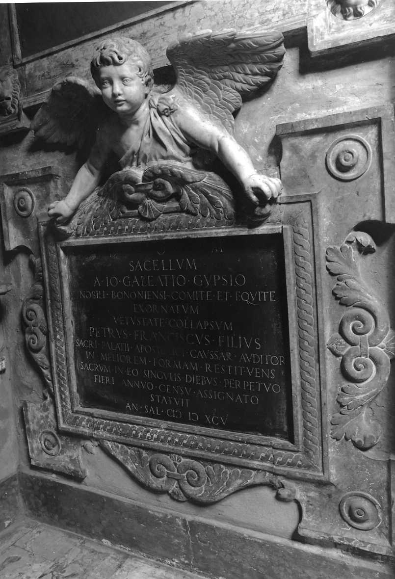 lapide tombale - manifattura bolognese (sec. XVII)