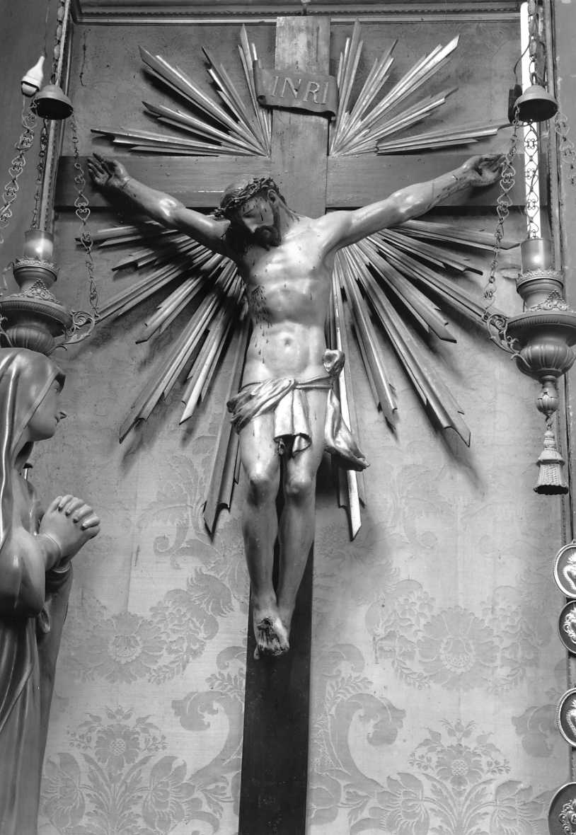 Cristo crocifisso (scultura) - manifattura bolognese (seconda metà sec. XVII)