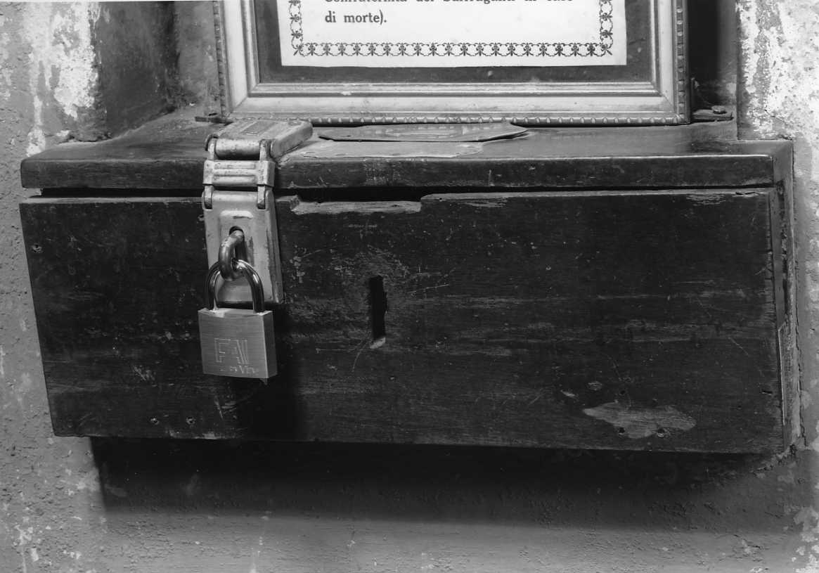 cassetta per elemosine - manifattura bolognese (sec. XVIII)