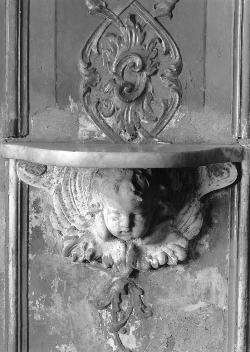 mensola - manifattura bolognese (secc. XVII/ XVIII)