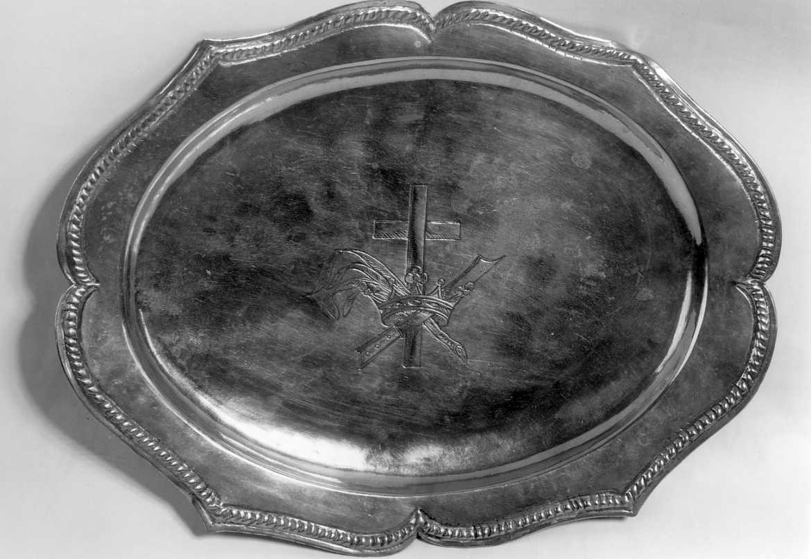 vassoio - manifattura bolognese (seconda metà sec. XVIII)